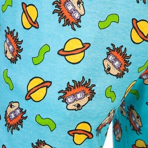Rugrats Chuckie Cozy Lounge/PJ Pants w/ Pockets Lg - Picture 2 of 3